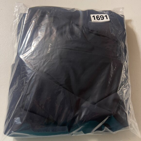 Theory Gabe N Edition Wool Blend Blazer Navy Blue Size 2 - Picture 10 of 10